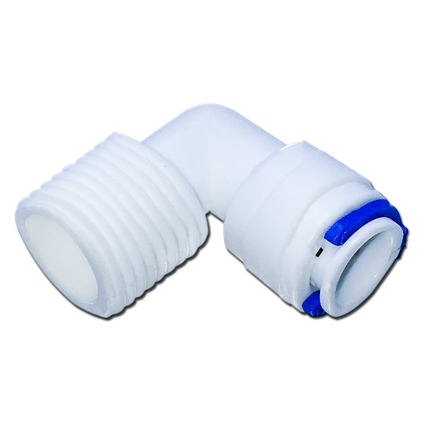 Codo niple en 3/8" x 1/2" rosca exterior - Servimatic