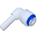 Codo conector de 1/4" x 1/4" hembra - Servimatic