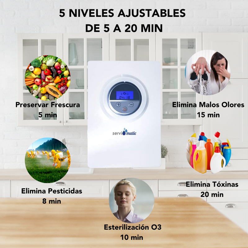 Purificador de aire y generador ozono